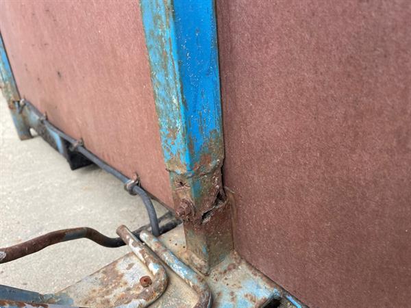 Grote foto oogstwagen 8 pallets zonder remmen agrarisch aanhangwagens