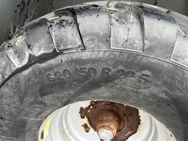 Grote foto oogstwagen 8 pallets zonder remmen agrarisch aanhangwagens