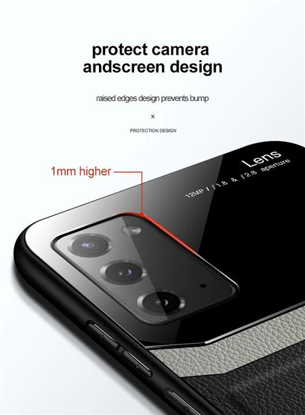 Grote foto drphone sgc3 pu lederen case cover ultradun schokbestendig met camera bescherming geschikt telecommunicatie mobieltjes