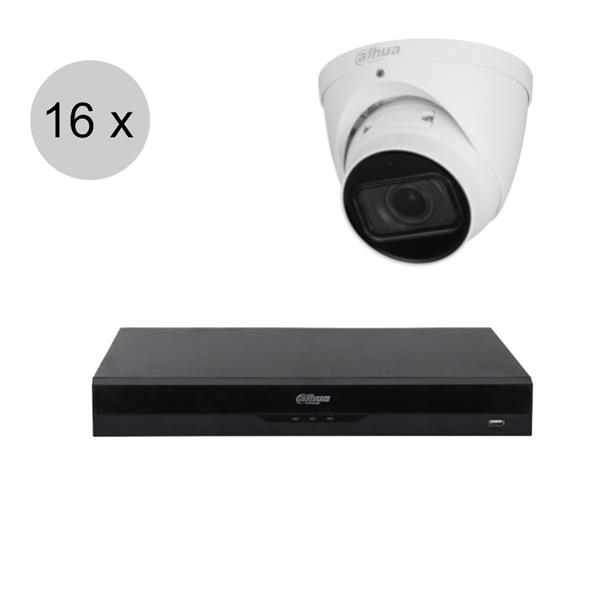 Grote foto dahua 4mp ip cameraset wizsense 16 turret dome camera motorzoom starlight 40m ips164dt audio tv en foto videobewakingsapparatuur