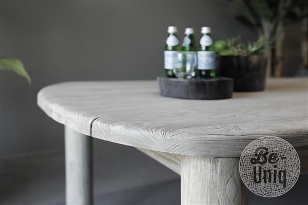 Grote foto tuintafel saint tropez vergrijsd teak huis en inrichting woningdecoratie