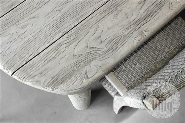 Grote foto tuintafel saint tropez vergrijsd teak huis en inrichting woningdecoratie