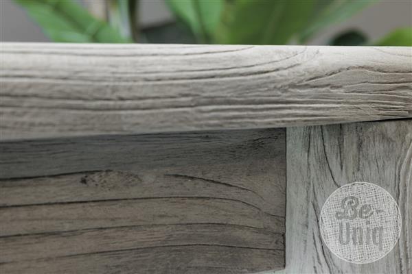 Grote foto tuintafel saint tropez vergrijsd teak huis en inrichting woningdecoratie