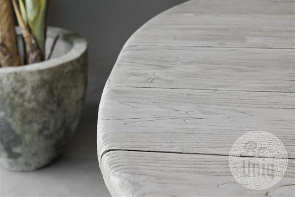 Grote foto tuintafel saint tropez vergrijsd teak huis en inrichting woningdecoratie