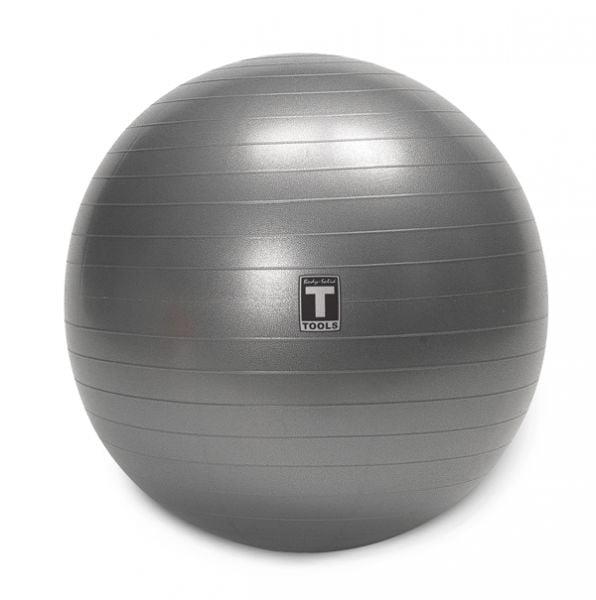 Grote foto body solid anti burst gymball bstsb inclusief handpomp 55 cm grijs sport en fitness fitness