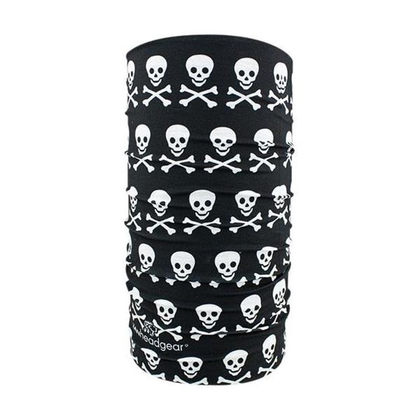 Grote foto zan headgear motorkol skull crossbones motoren kleding