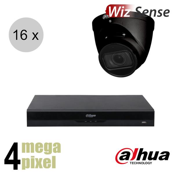 Grote foto dahua 4mp ip cameraset wizsense 16 turret dome camera motorzoom starlight 40m ips164dt audio tv en foto professionele video apparatuur