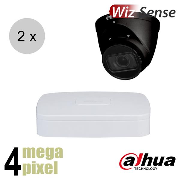 Grote foto dahua 4mp ip cameraset wizsense 2 turret dome camera motorzoom starlight 40m ips24dtm2 audio tv en foto professionele video apparatuur
