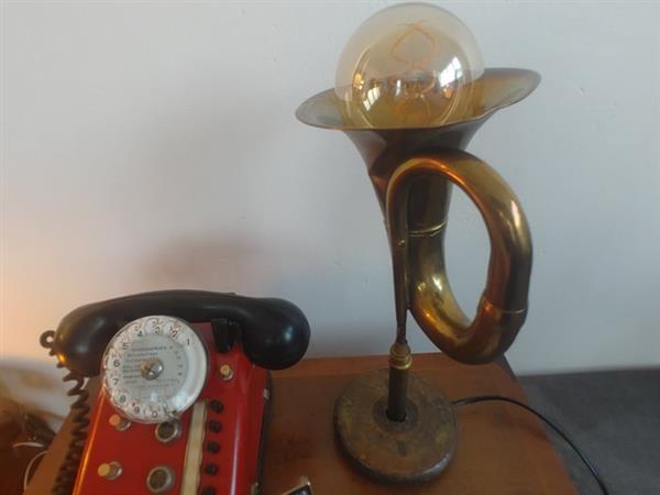 Grote foto lamp koper antiek en kunst curiosa en brocante