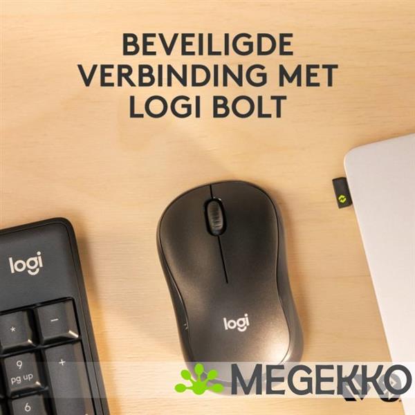Grote foto logitech mk370 combo for business toetsenbord inclusief muis rf draadloos bluetooth azerty belgisc computers en software overige computers en software