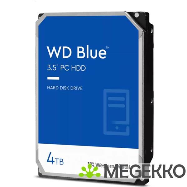 Grote foto western digital blue wd40ezax 4tb computers en software harde schijven