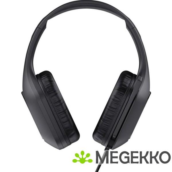 Grote foto trust gxt 415 zirox headset bedraad hoofdband gamen zwart audio tv en foto koptelefoons