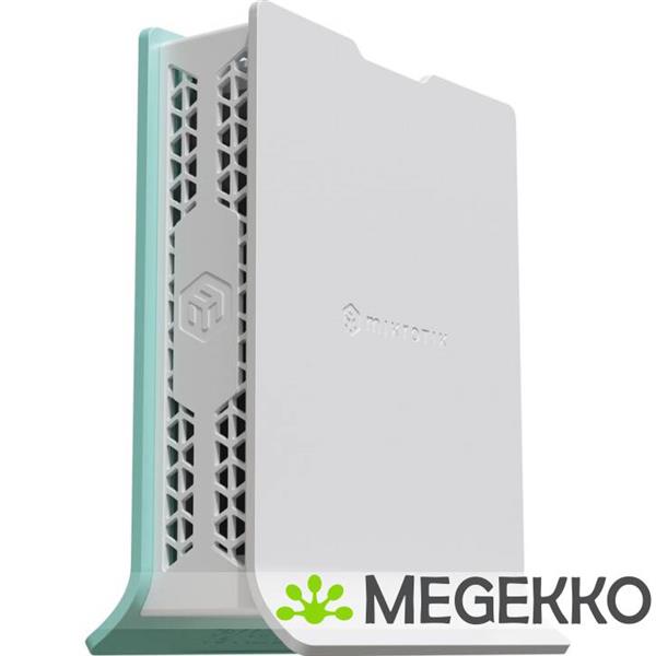 Grote foto mikrotik hap draadloze router gigabit ethernet single band 2.4 ghz groen wit computers en software netwerkkaarten routers en switches
