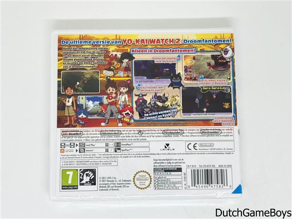 Grote foto nintendo 3ds yo kai watch 2 droomfantomen ukv new sealed spelcomputers games overige games