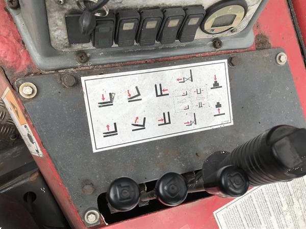 Grote foto vs 21650 moffet diesel meeneemheftruck 2500kg 3660mm uitschuifbare lepels agrarisch heftrucks