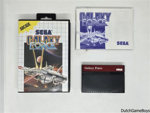 Grote foto sega master system galaxy force spelcomputers games overige games