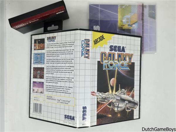 Grote foto sega master system galaxy force spelcomputers games overige games