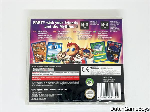 Grote foto nintendo ds my sims party scn new sealed spelcomputers games ds