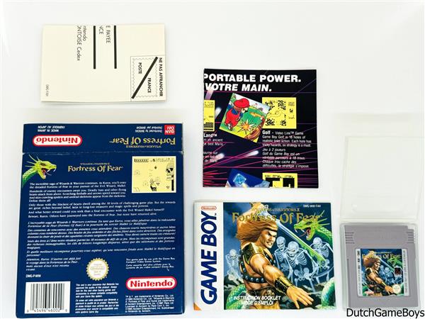 Grote foto gameboy classic wizards warriors x fortress of fear fah spelcomputers games overige nintendo games