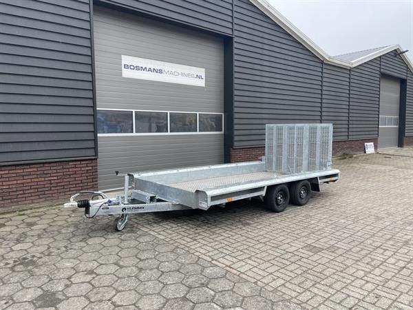 Grote foto vlemmix machinetransporter 3500 kg 4 x 1.8 m demo agrarisch aanhangwagens