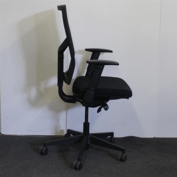 Grote foto rhea hoge rug nen1335 bureaustoel zwart netweave huis en inrichting stoelen
