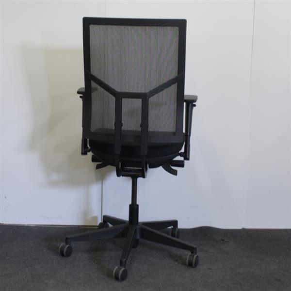 Grote foto rhea hoge rug nen1335 bureaustoel zwart netweave huis en inrichting stoelen