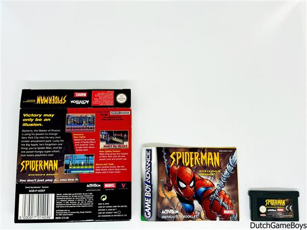 Grote foto gameboy advance gba spider man mysterio menace ukv spelcomputers games overige nintendo games