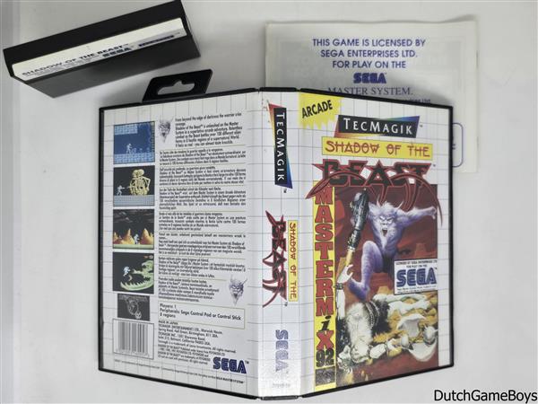 Grote foto sega master system shadow of the beast spelcomputers games overige games