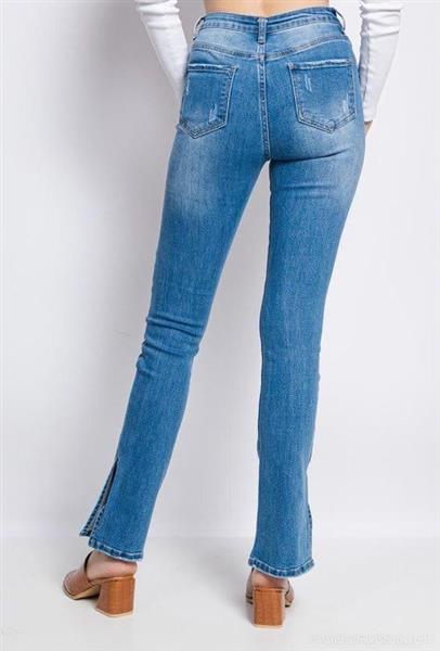 Grote foto dames skinny jeans marivy blauw 2021 kleding dames broeken en pantalons