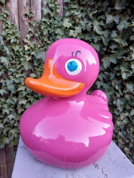 Grote foto beeld nice image of a bath duck 30 cm polyresin antiek en kunst curiosa en brocante