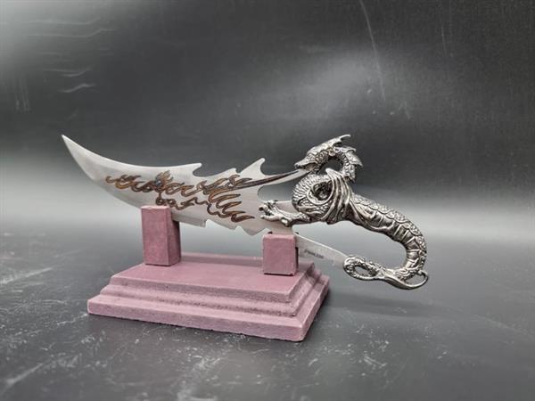 Grote foto dolk drakenmes briefopener azi 2024 antiek en kunst curiosa en brocante