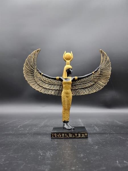Grote foto beeld isis egyptian god 22 cm hars antiek en kunst curiosa en brocante
