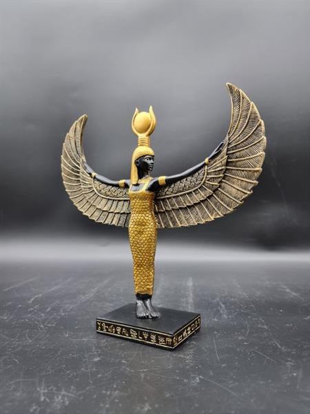 Grote foto beeld isis egyptian god 22 cm hars antiek en kunst curiosa en brocante