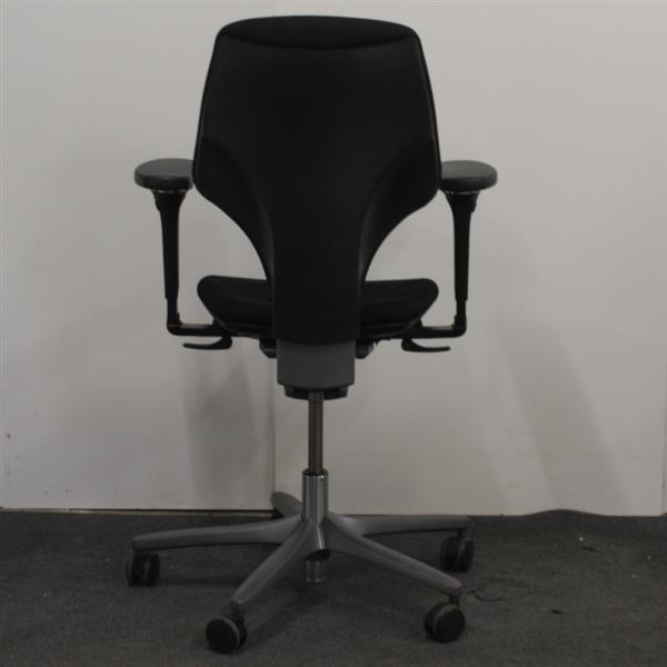 Grote foto 64 bureaustoel zwart antraciet 3d arm nieuwe stof huis en inrichting stoelen