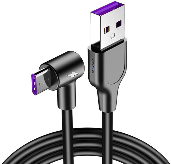 Grote foto drphone d10 90 haakse usb c oplaadkabel 5a super charge kabel 1 meter telecommunicatie opladers en autoladers