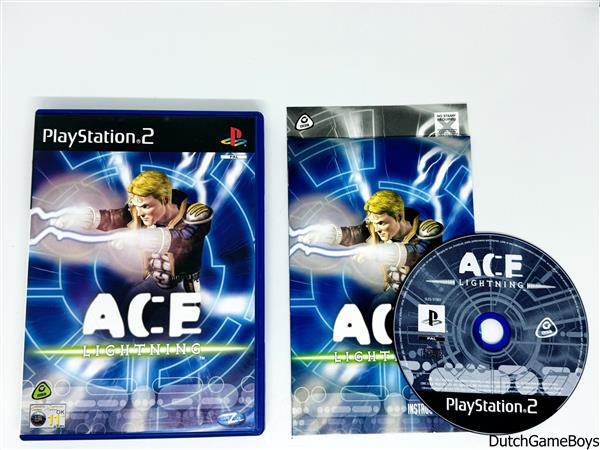 Grote foto playstation 2 ps2 ace lightning spelcomputers games playstation 2