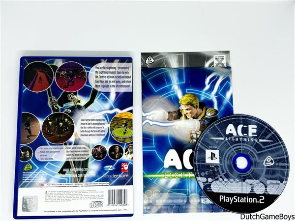Grote foto playstation 2 ps2 ace lightning spelcomputers games playstation 2