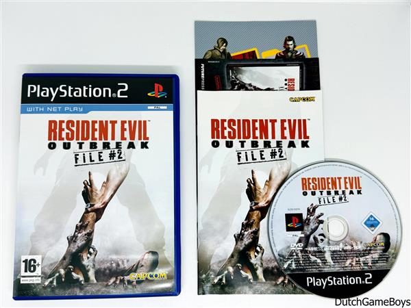 Grote foto playstation 2 ps2 resident evil outbreak file 2 spelcomputers games playstation 2