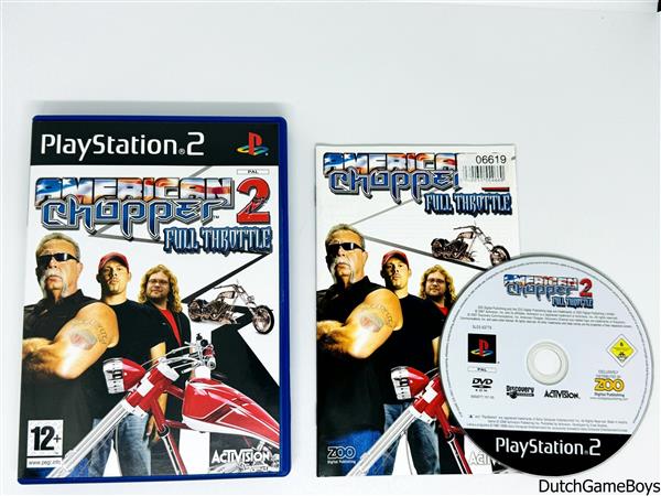 Grote foto playstation 2 ps2 american chopper 2 full throttle spelcomputers games playstation 2