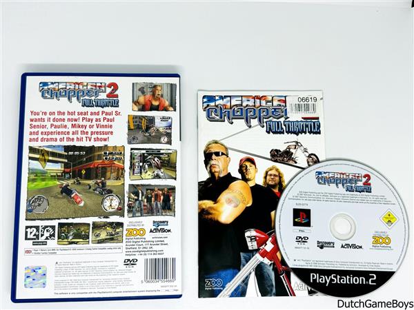 Grote foto playstation 2 ps2 american chopper 2 full throttle spelcomputers games playstation 2