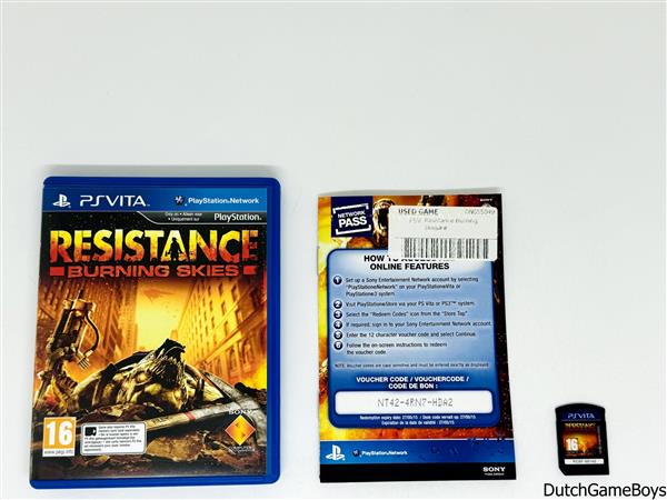 Grote foto ps vita resistance burning skies spelcomputers games overige games