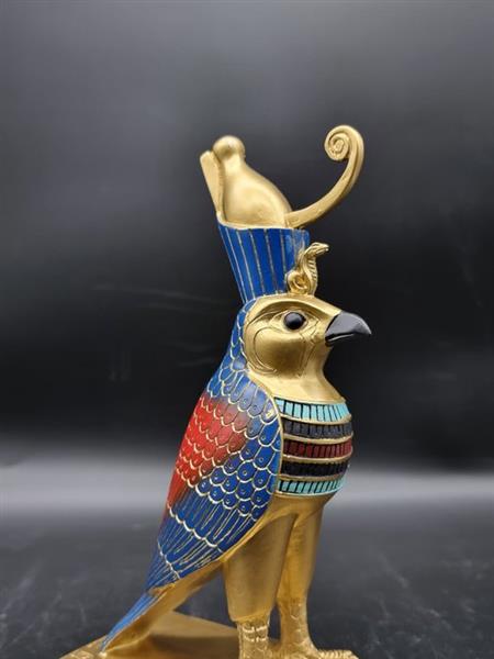 Grote foto beeld horus egyptian god 22 cm hars antiek en kunst curiosa en brocante