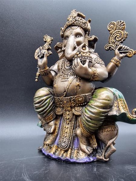 Grote foto beeld super detailed god ganesha 20 cm hars antiek en kunst curiosa en brocante