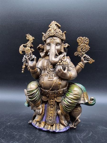 Grote foto beeld super detailed god ganesha 20 cm hars antiek en kunst curiosa en brocante