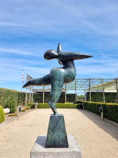 Grote foto sculptuur a modernist ballerina 70 cm brons antiek en kunst curiosa en brocante