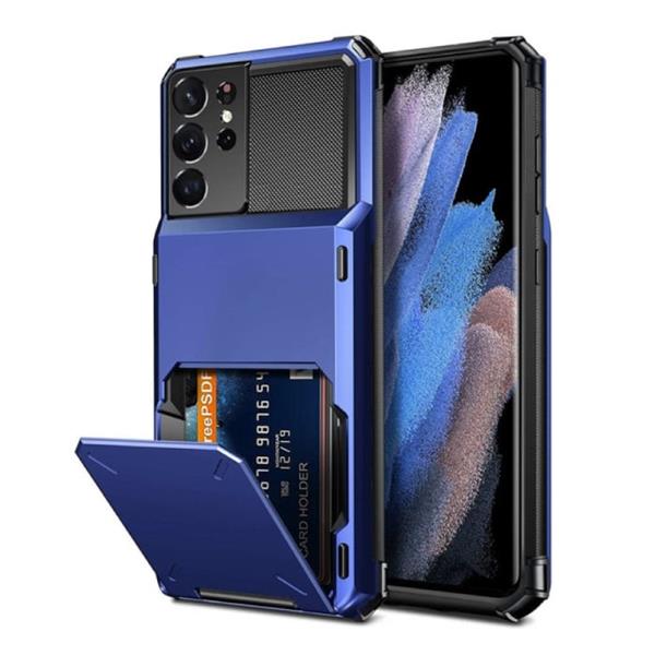 Grote foto samsung galaxy s9 kaarthouder hoesje wallet card slot portemonnee cover case rood copy telecommunicatie mobieltjes