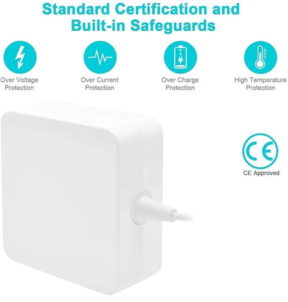 Grote foto drphone pat 87w usb c type c power adapter oplader wit telecommunicatie opladers en autoladers