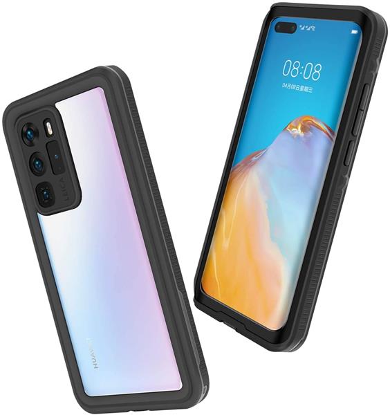 Grote foto drphone p40 pro waterdichte case ip68 full body beschermhoes zwart telecommunicatie mobieltjes