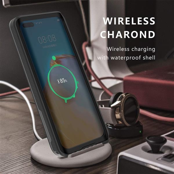 Grote foto drphone p40 pro waterdichte case ip68 full body beschermhoes zwart telecommunicatie mobieltjes