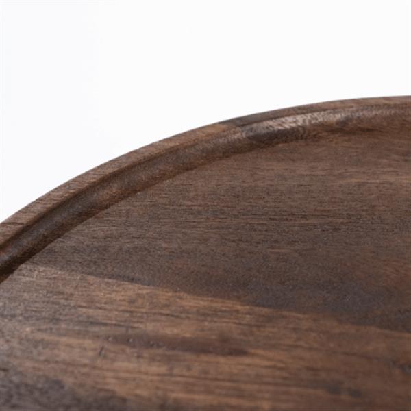 Grote foto bijzettafel ron 46x49 bruin huis en inrichting eettafels